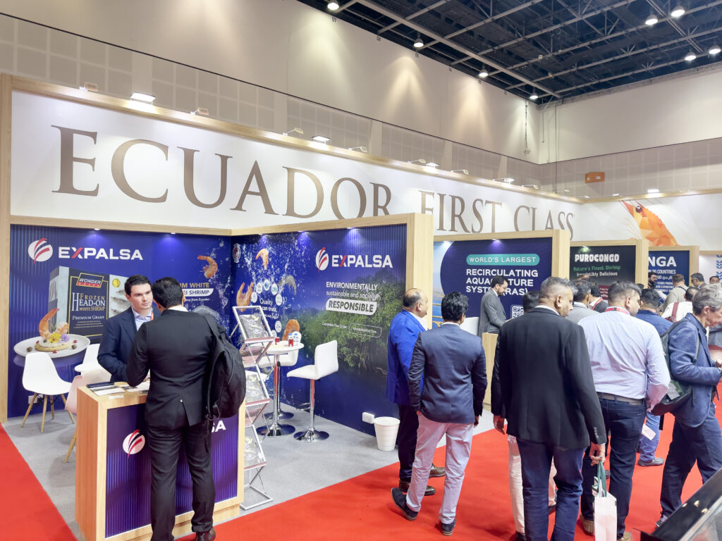EN GULFOOD 2026, EL CAMARÓN ECUATORIANO CONSOLIDÓ SU PRESENCIA ESTRATÉGICA EN MEDIO ORIENTE